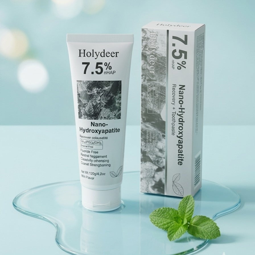 Holydeer 7.5% Nano Hydroxyapatite Toothpaste (120g) | Enamel Repair & Sensitive Teeth Relief